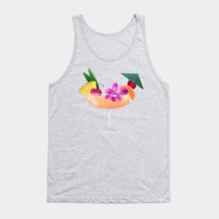 Tropical Cocktail Tank Top